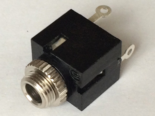 3.5mm　モノラル　ミニジャック　ＢＯＸ型　スイッチ付