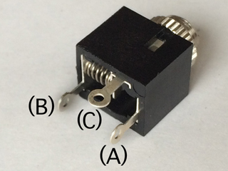 モノラル　ミニジャック　ＢＯＸ型　スイッチ付き