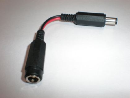 自作　ACアダプター　極性変換